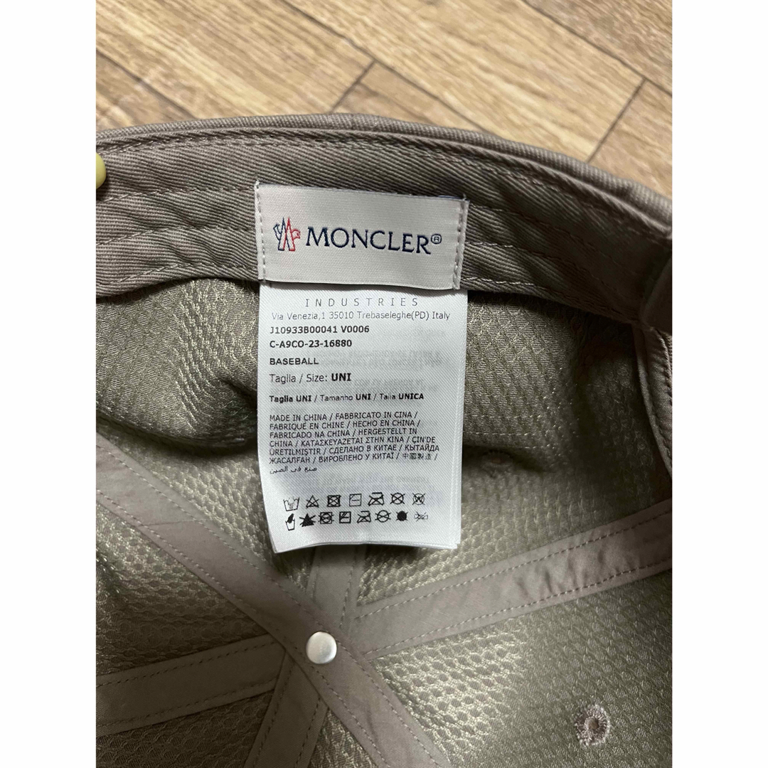 MONCLER - 【美品】モンクレール ベースボールキャップの通販 by MONCLER - 【美品】モンクレール ベースボールキャップの通販 by