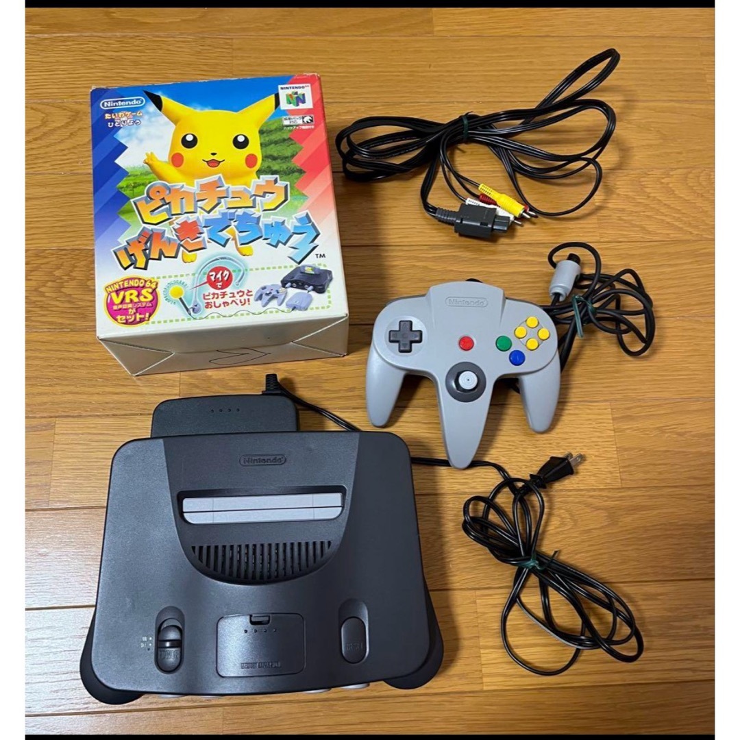 NINTENDO 64 - NINTENDO64 本体+コントローラー ピカチュウ NINTENDO 64 - NINTENDO64 本体+コントローラー ピカチュウ