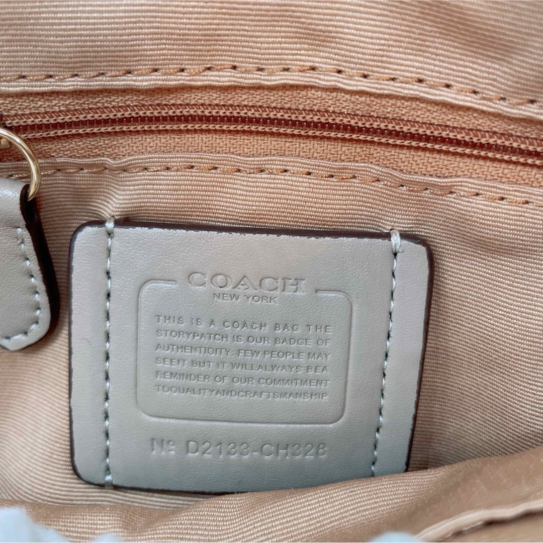 COACH - 【新品未使用】 COACH コーチ リュック ミニ ホワイト COACH - 【新品未使用】 COACH コーチ リュック ミニ ホワイト
