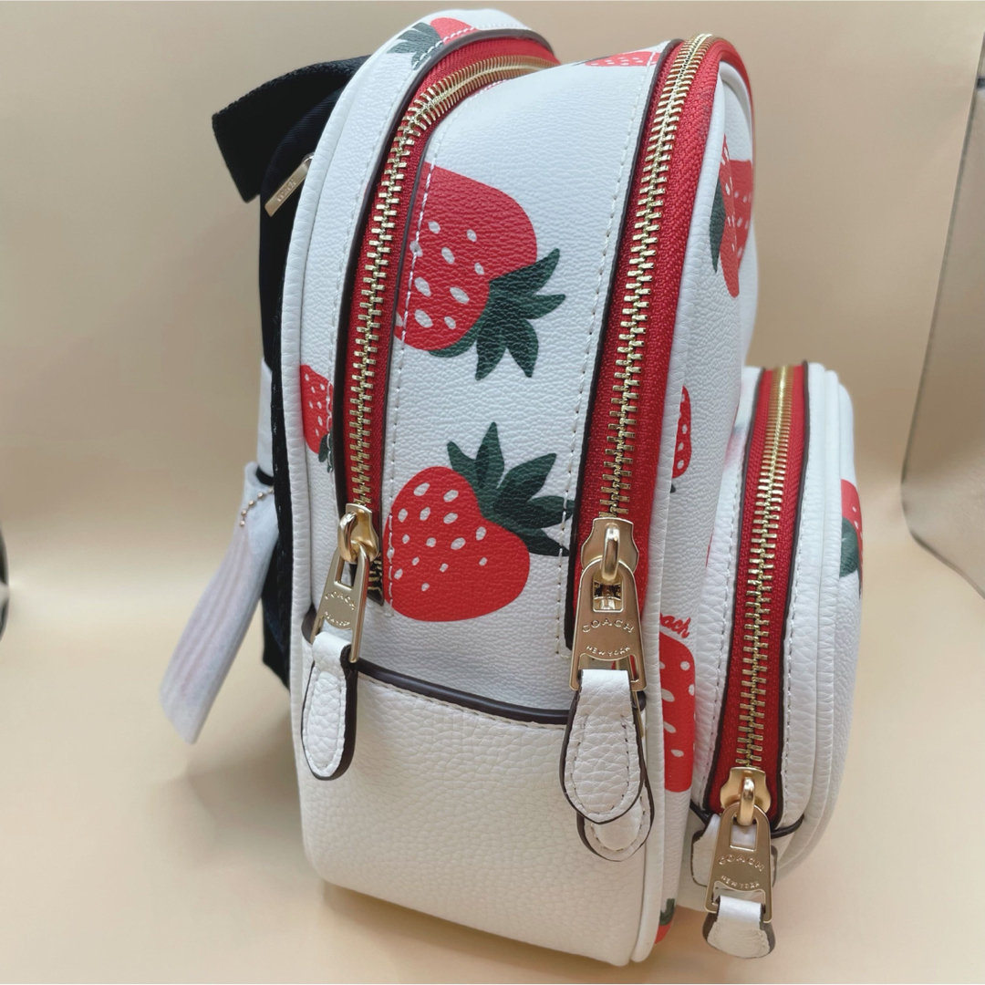 COACH - 【新品未使用】 COACH コーチ リュック ミニ ホワイト COACH - 【新品未使用】 COACH コーチ リュック ミニ ホワイト