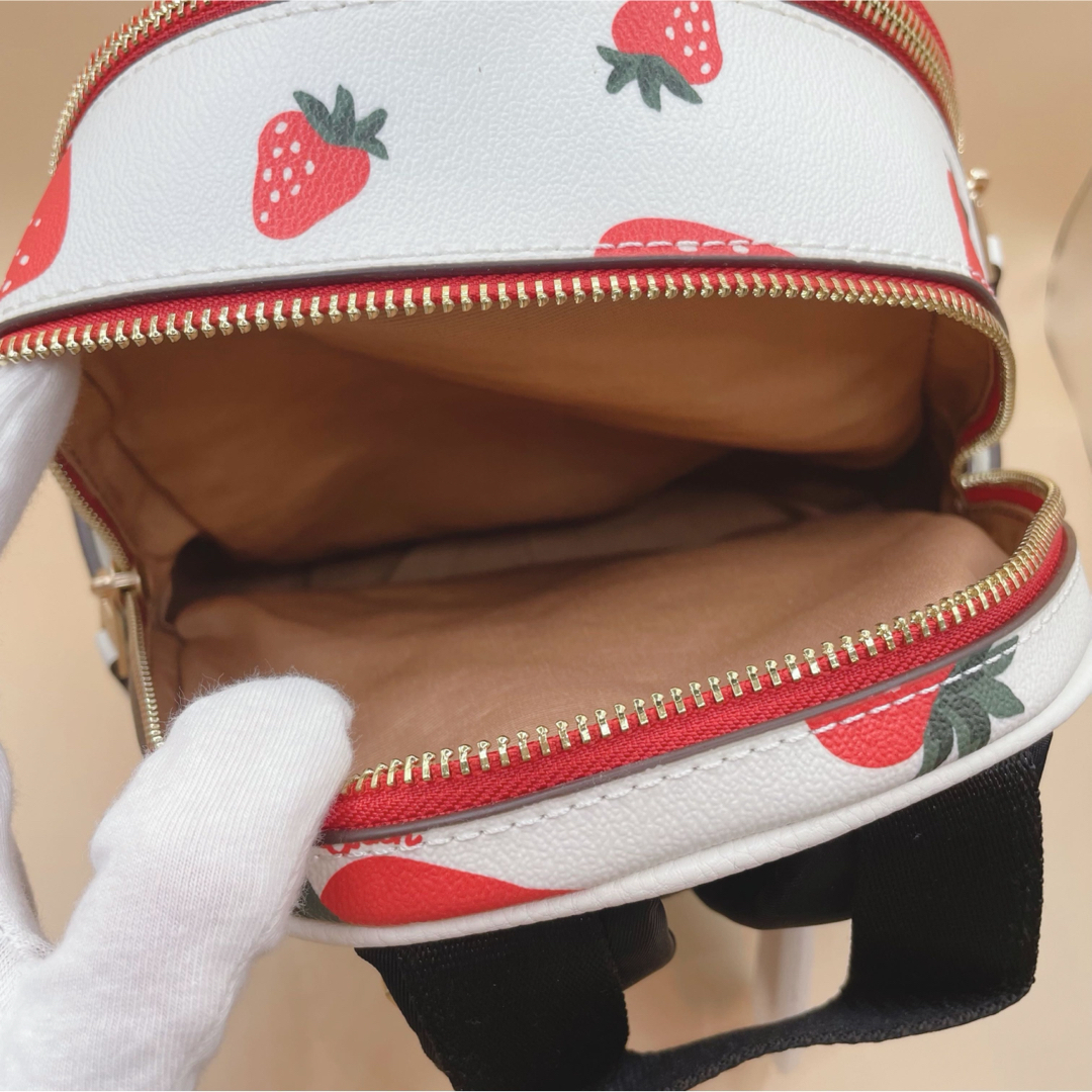 COACH - 【新品未使用】 COACH コーチ リュック ミニ ホワイト COACH - 【新品未使用】 COACH コーチ リュック ミニ ホワイト