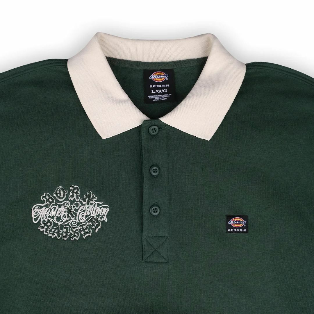 口豪奢 MC シャツ L SHIRT RUGBY Dickies RAISED BORN ウェア