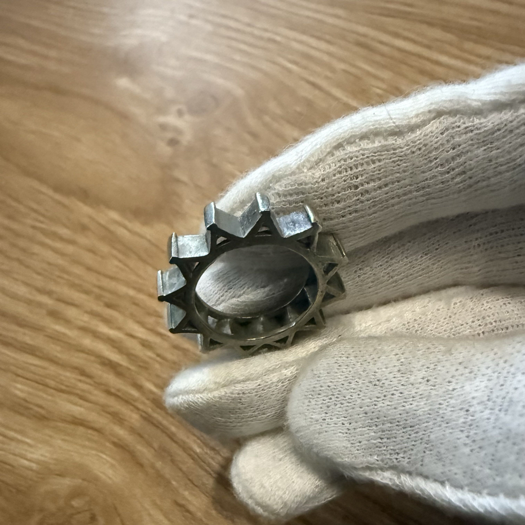 ギザギザ シルバーリング シルバー925 リング アクセサリー 13号 ギザギザ シルバーリング シルバー925 リング アクセサリー 13号