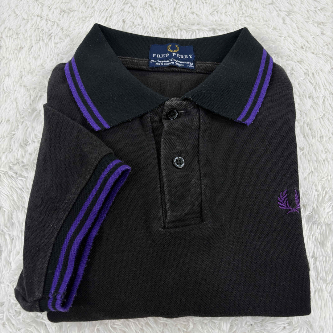 FRED PERRY - フレッドペリー ポロシャツ 半袖 イングランド製 M FRED PERRY - フレッドペリー ポロシャツ 半袖 イングランド製 M