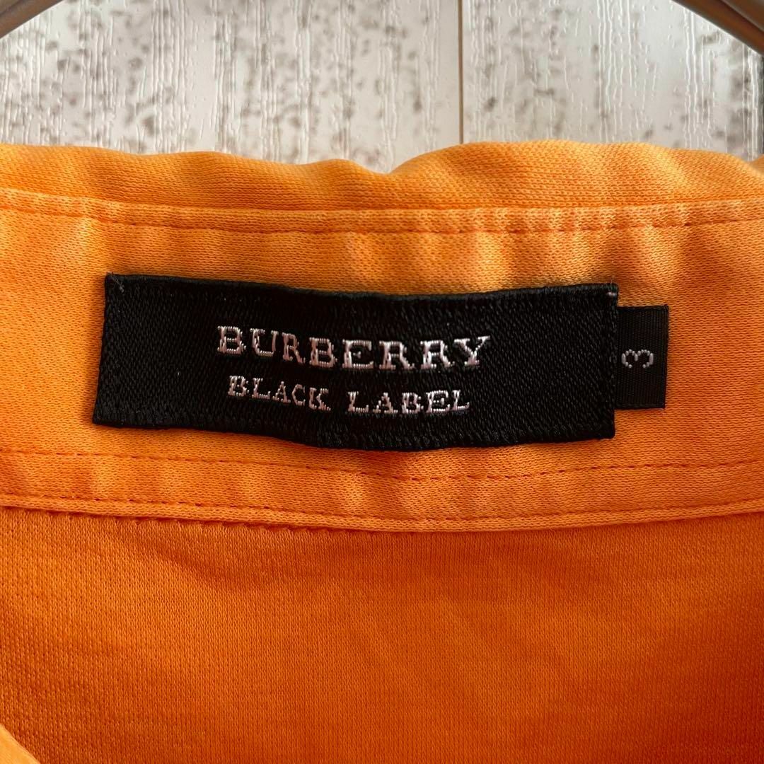 BURBERRY - BURBERRY 半袖ポロシャツ 3サイズ オレンジの通販 by BURBERRY - BURBERRY 半袖ポロシャツ 3サイズ オレンジの通販 by
