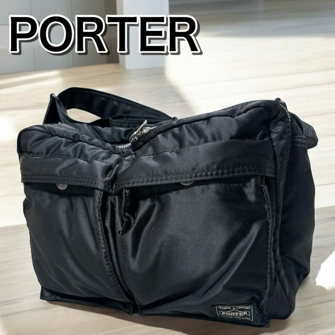 PORTER - PORTER ポーター タンカー ショルダーバッグ Mサイズ 2 PORTER - PORTER ポーター タンカー ショルダーバッグ Mサイズ 2
