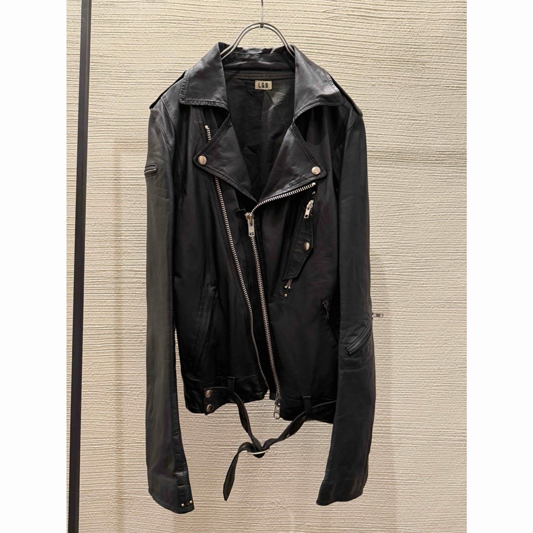 LGB - 00s archive L.G.B. leather RIDERS jacketの通販 by n 即 LGB - 00s archive L.G.B. leather RIDERS jacketの通販 by n 即