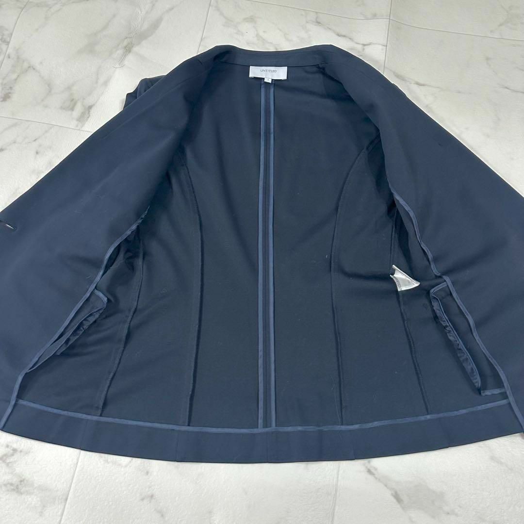UNTITLED - 【美品】UNTITLED スーツ セットアップ 濃紺 L相当 UNTITLED - 【美品】UNTITLED スーツ セットアップ 濃紺 L相当