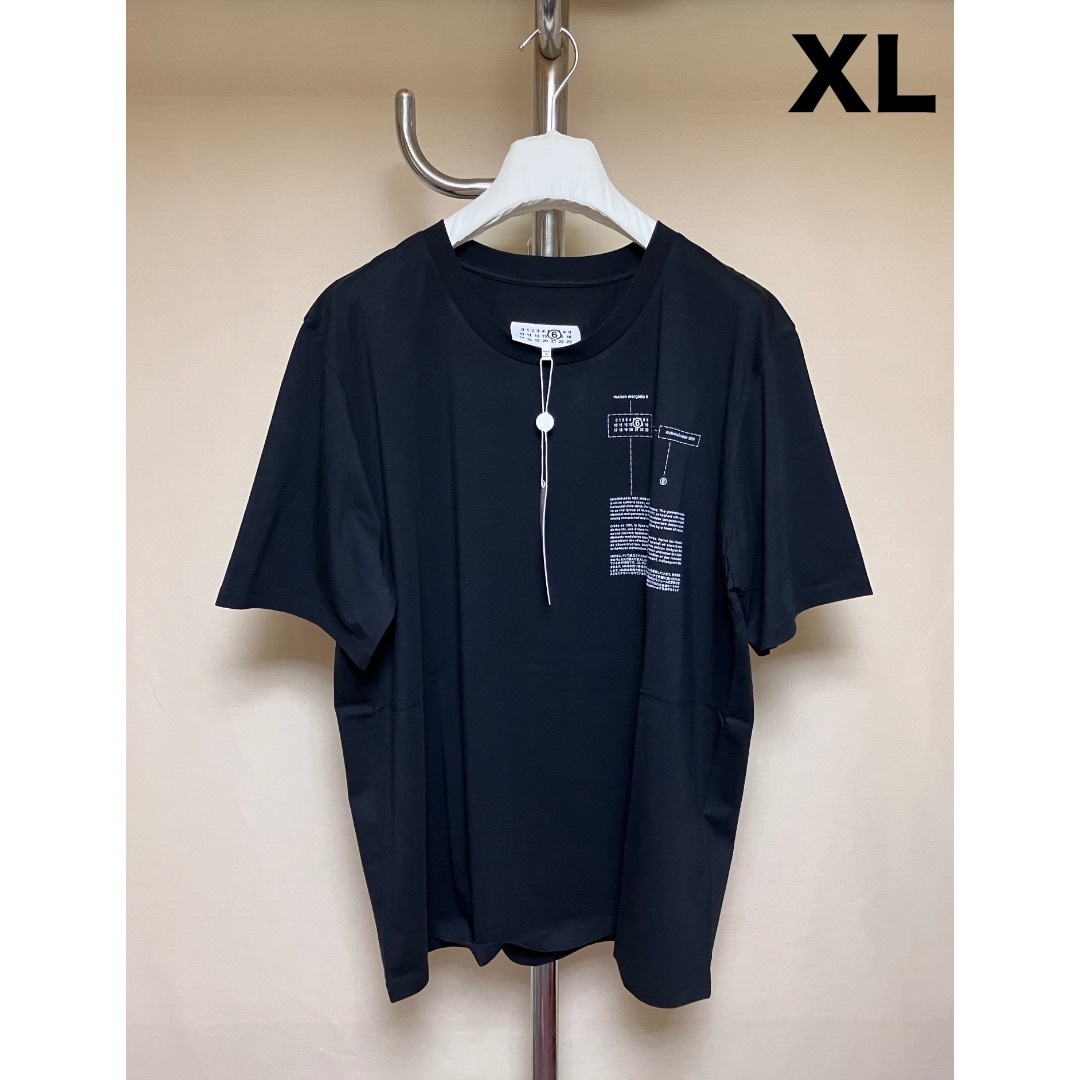 MM6 - 新品 XL 24aw マルジェラ MM6 ミニブランドロゴTシャツ MM6 - 新品 XL 24aw マルジェラ MM6 ミニブランドロゴTシャツ