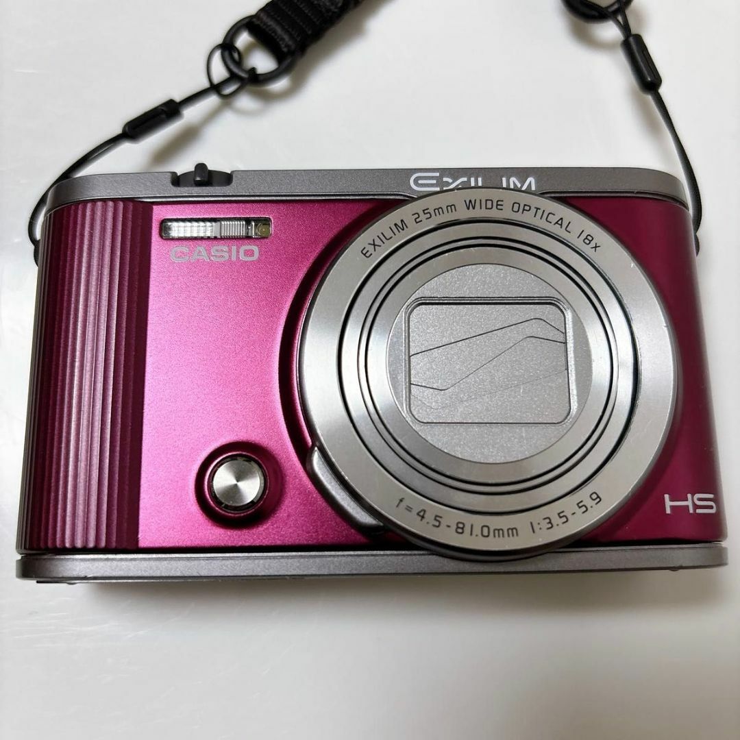 CASIO - CASIO カシオ EXILIM EX-ZR1700WR ワインレッド 赤の CASIO - CASIO カシオ EXILIM EX-ZR1700WR ワインレッド 赤の