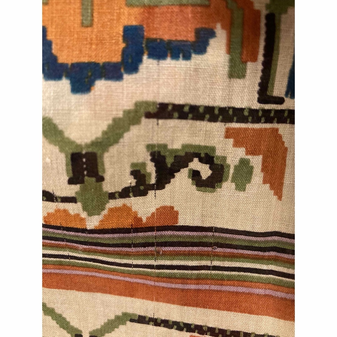 KENZO - KENZO vintage 大判スカーフ 84×84 ネイティブ ビスチェ KENZO - KENZO vintage 大判スカーフ 84×84 ネイティブ ビスチェ