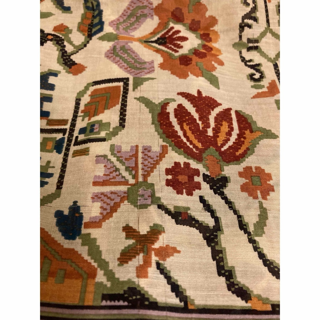 KENZO - KENZO vintage 大判スカーフ 84×84 ネイティブ ビスチェ KENZO - KENZO vintage 大判スカーフ 84×84 ネイティブ ビスチェ