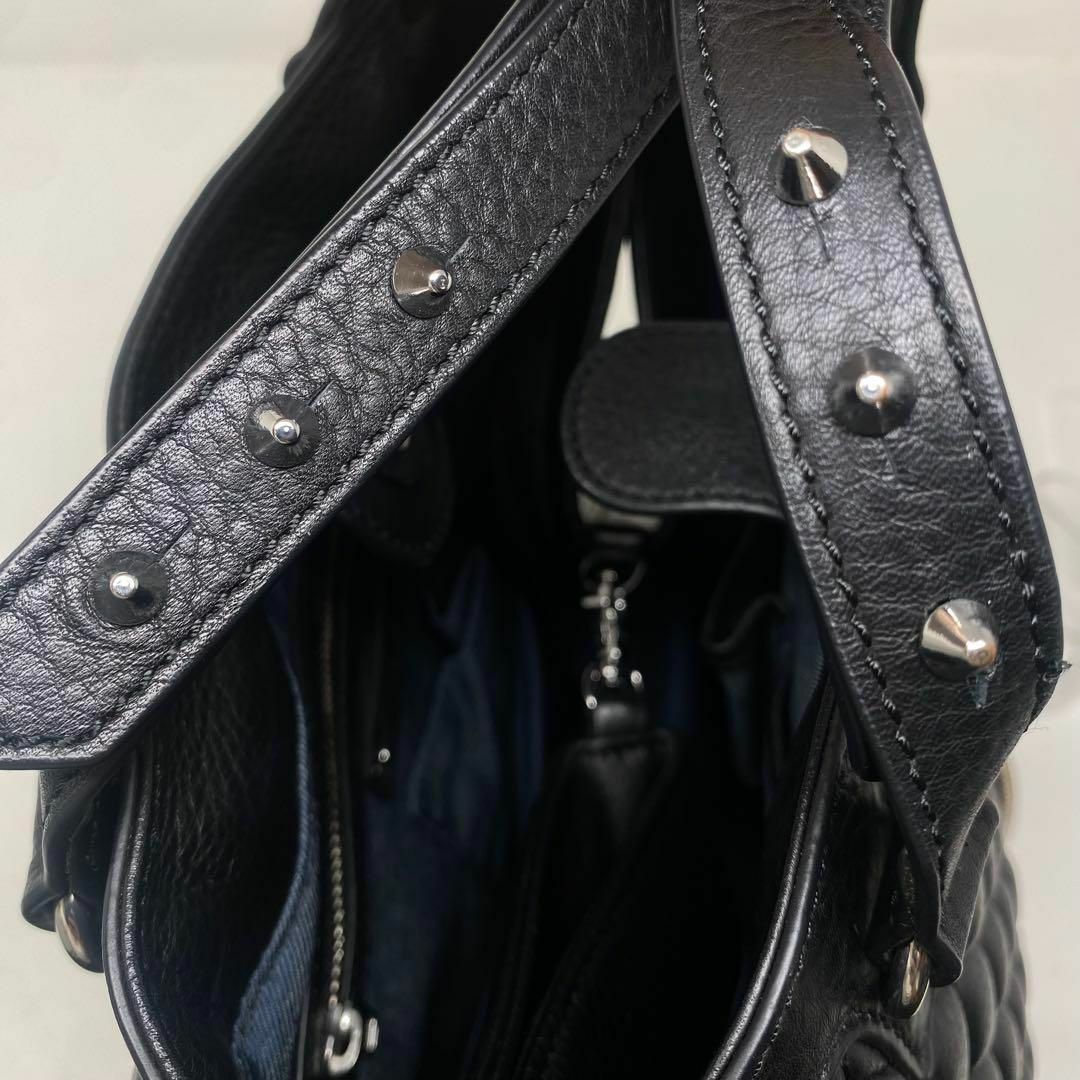 DIESEL - DIESEL ディーゼル トートバッグ スタッズ DIESEL - DIESEL ディーゼル トートバッグ スタッズ