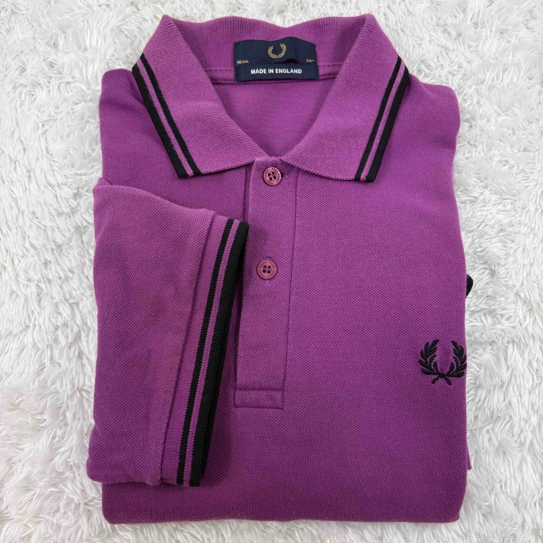 FRED PERRY - 美品 M12 英国製 フレッドペリー ポロシャツ 半袖 FRED PERRY - 美品 M12 英国製 フレッドペリー ポロシャツ 半袖