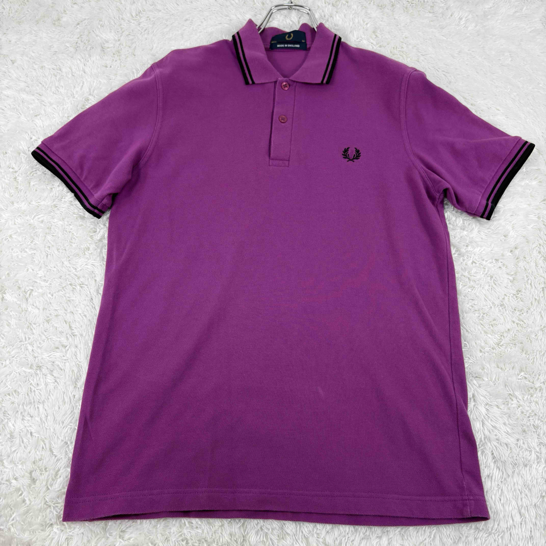 FRED PERRY - 美品 M12 英国製 フレッドペリー ポロシャツ 半袖 FRED PERRY - 美品 M12 英国製 フレッドペリー ポロシャツ 半袖