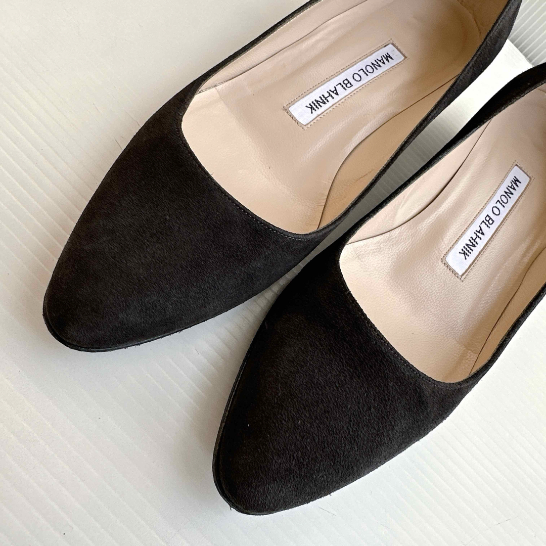 MANOLO BLAHNIK - マノロブラニク リストニー パンプス フラット MANOLO BLAHNIK - マノロブラニク リストニー パンプス フラット