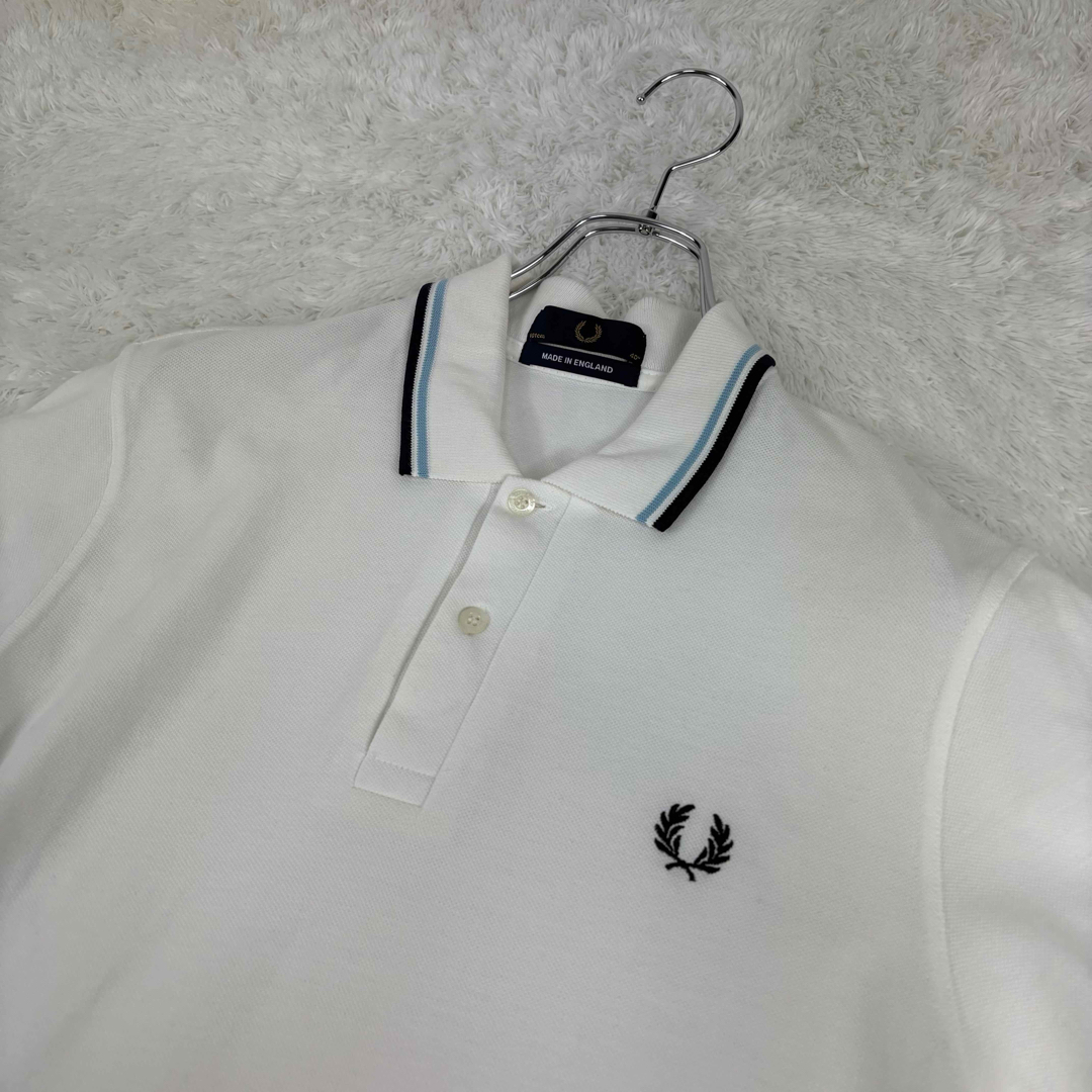 FRED PERRY - M12 英国製 フレッドペリー ポロシャツ 半袖 40 L FRED PERRY - M12 英国製 フレッドペリー ポロシャツ 半袖 40 L