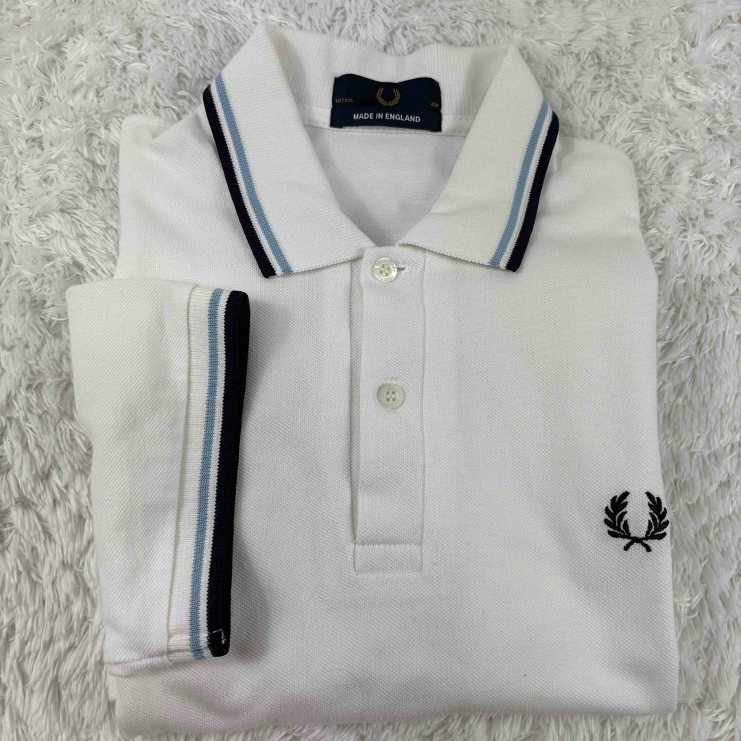 FRED PERRY - M12 英国製 フレッドペリー ポロシャツ 半袖 40 L FRED PERRY - M12 英国製 フレッドペリー ポロシャツ 半袖 40 L