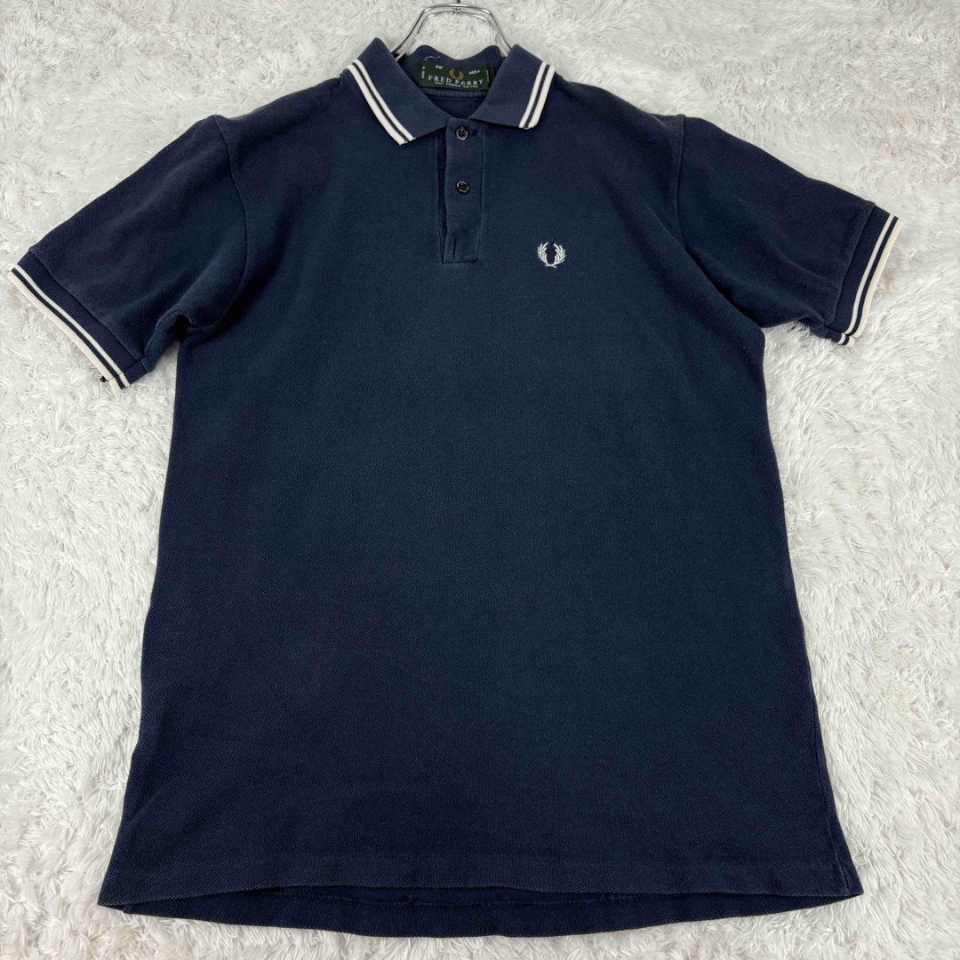 FRED PERRY - M12 英国製 フレッドペリー ポロシャツ 半袖 40 L FRED PERRY - M12 英国製 フレッドペリー ポロシャツ 半袖 40 L