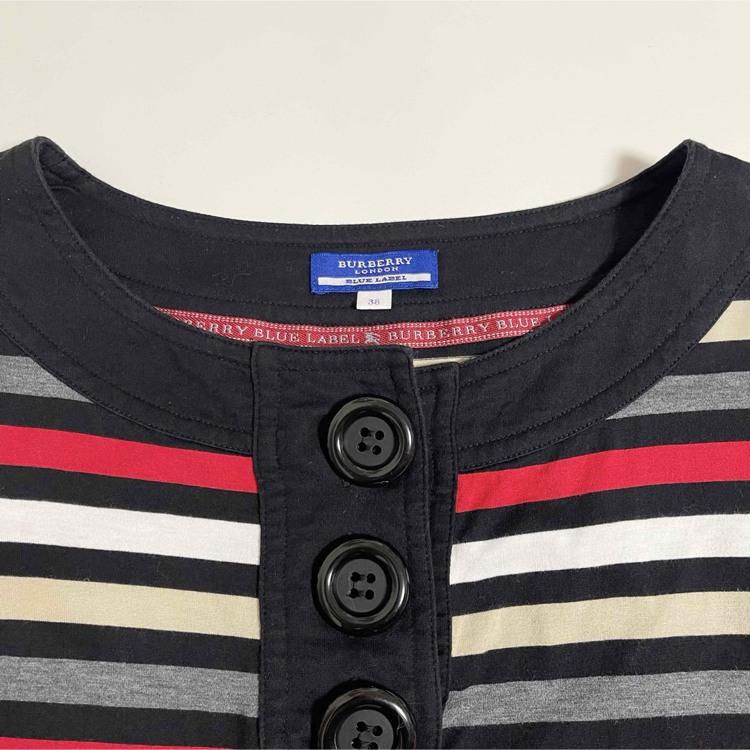 BURBERRY BLUE LABEL - BURBERRY バーバリー ボーダー BURBERRY BLUE LABEL - BURBERRY バーバリー ボーダー