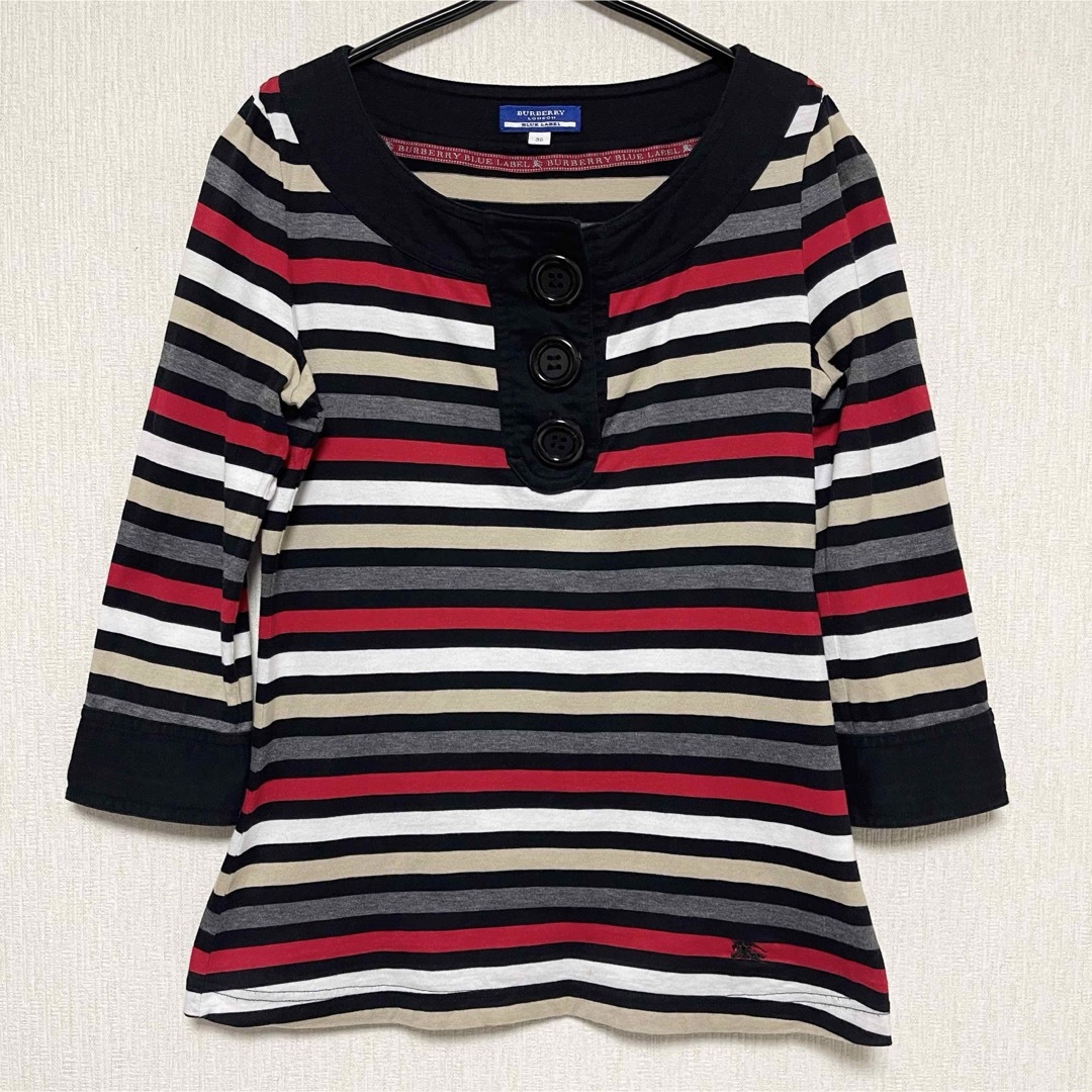 BURBERRY BLUE LABEL - BURBERRY バーバリー ボーダー BURBERRY BLUE LABEL - BURBERRY バーバリー ボーダー