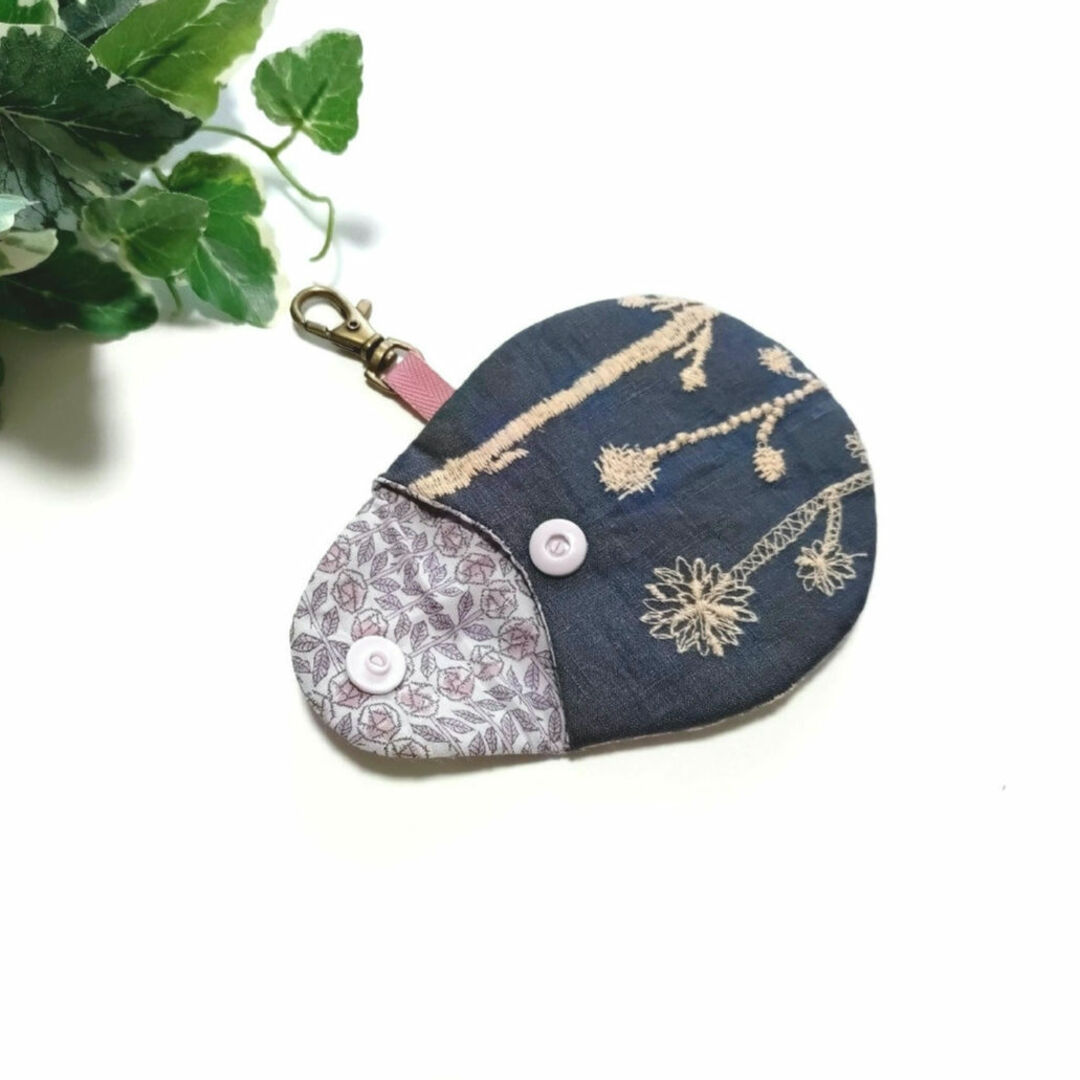mina perhonen - ミナペルホネン ハンドメイド スナップポーチ Y mina perhonen - ミナペルホネン ハンドメイド スナップポーチ Y