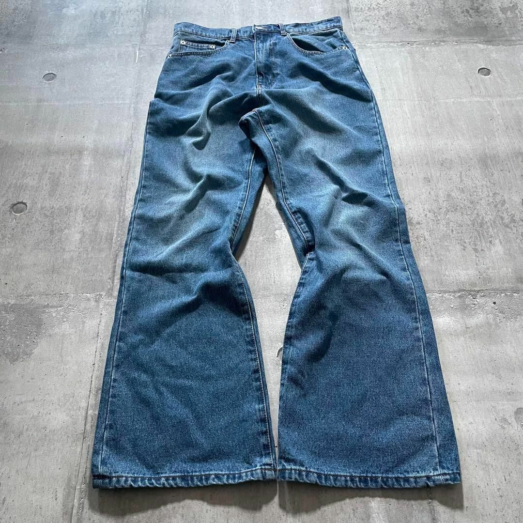 y2kグランジ ルーズフレア デニムパンツ ヴィンテージウォッシュ y2kグランジ ルーズフレア デニムパンツ ヴィンテージウォッシュ