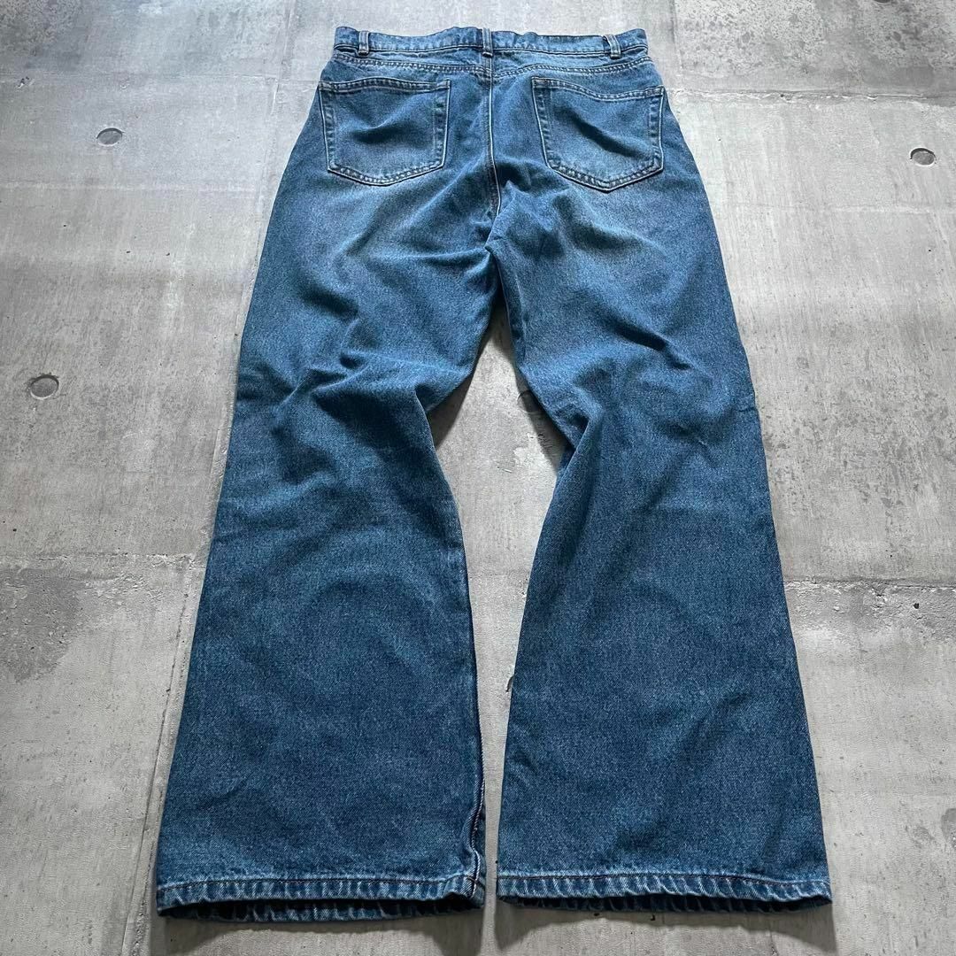 y2kグランジ ルーズフレア デニムパンツ ヴィンテージウォッシュ y2kグランジ ルーズフレア デニムパンツ ヴィンテージウォッシュ