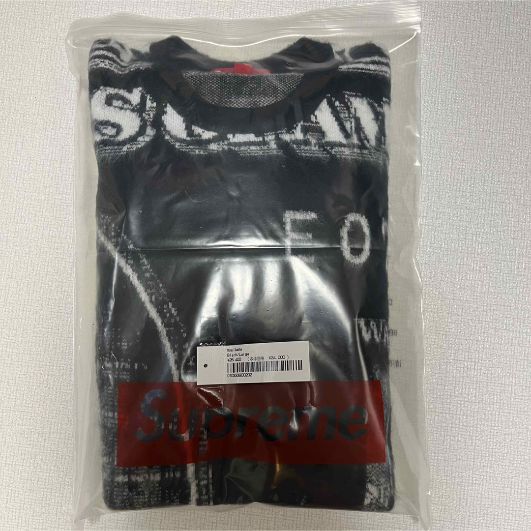 Supreme - Supreme Money Sweater Black L マネーセーターの通販 Supreme - Supreme Money Sweater Black L マネーセーターの通販