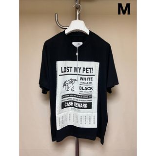 MM6 - 新品 M 24aw メゾンマルジェラMM6 ロストペットTシャツ 黒 MM6 - 新品 M 24aw メゾンマルジェラMM6 ロストペットTシャツ 黒