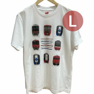 ユニクロ(UNIQLO)の名古屋　限定　ユニクロ　名古屋鉄道　名鉄　Tシャツ　男女兼用　Lサイズ(Tシャツ(半袖/袖なし))