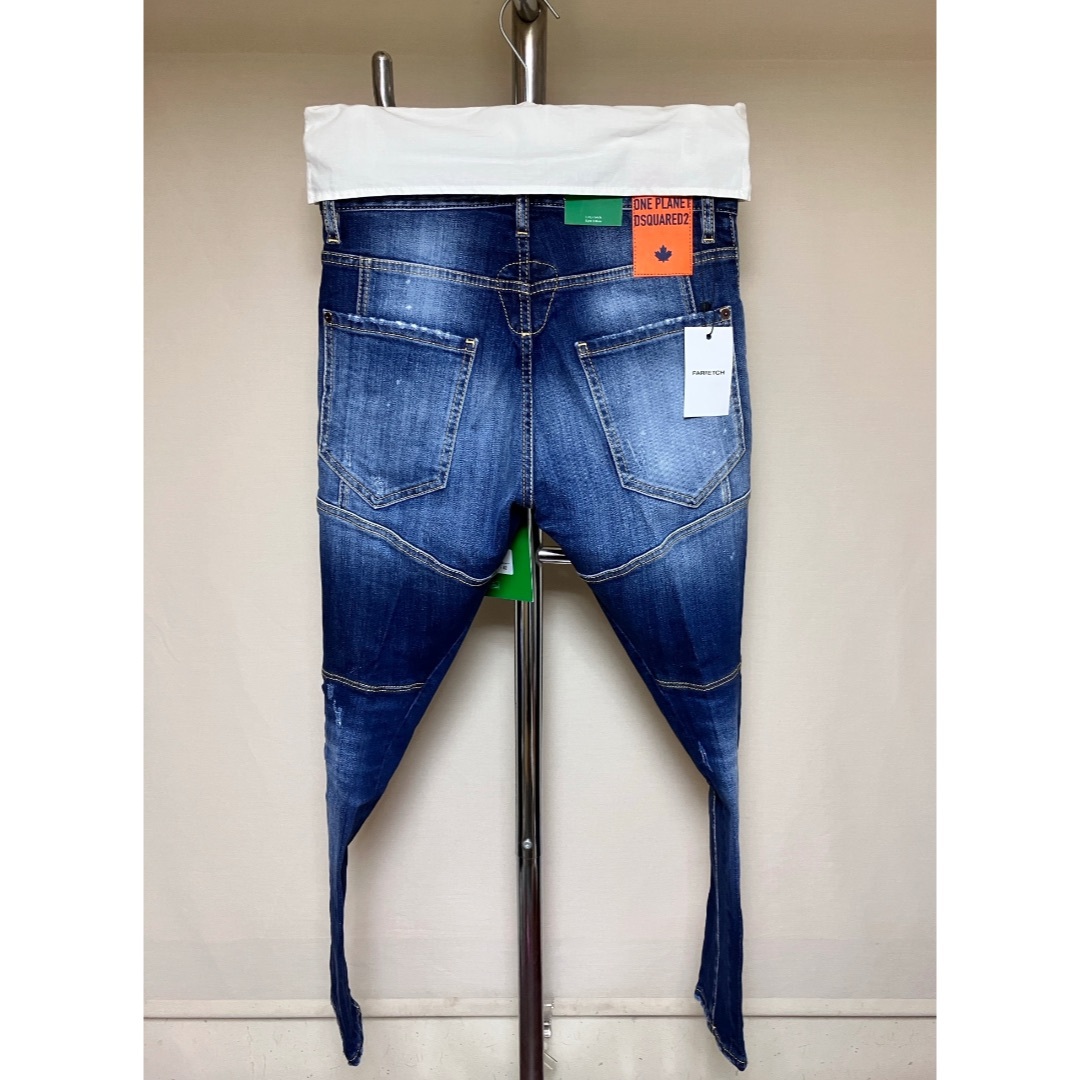DSQUARED2 - 新品 42 DSQUARED2 22aw Tidy Biker デニム14134の DSQUARED2 - 新品 42 DSQUARED2 22aw Tidy Biker デニム14134の