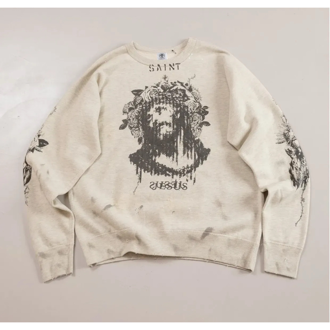 新品◇Saint Michaelセントマイケル× 河村康輔◇JESUS コットン 新品◇Saint Michaelセントマイケル× 河村康輔◇JESUS コットン