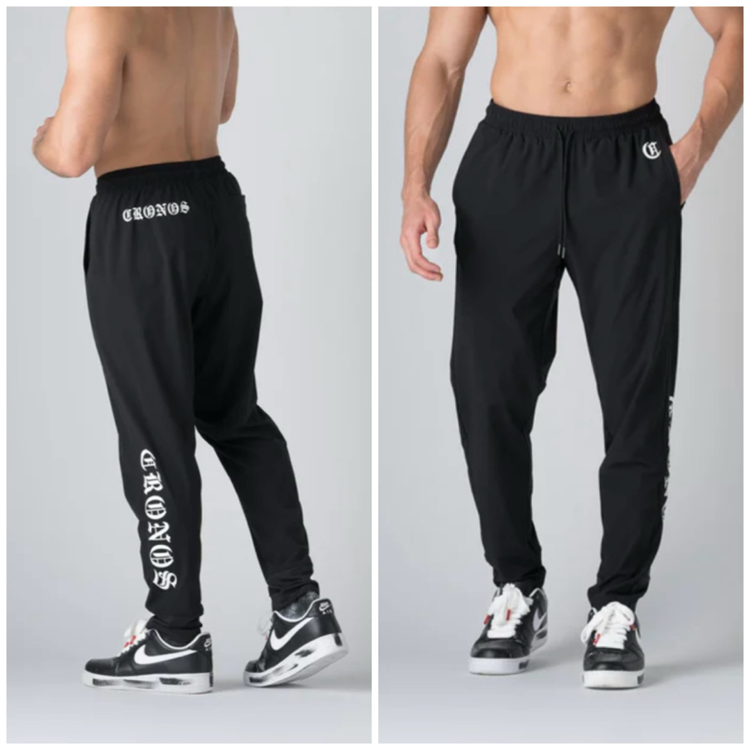 CRONOS クロノス ナイロンパンツ ブラック XLサイズ 美品 2025の CRONOS クロノス ナイロンパンツ ブラック XLサイズ 美品 2025の