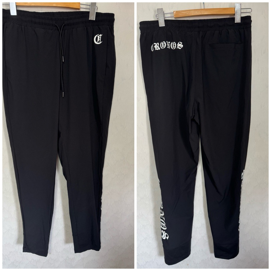 CRONOS クロノス ナイロンパンツ ブラック XLサイズ 美品 2025の CRONOS クロノス ナイロンパンツ ブラック XLサイズ 美品 2025の