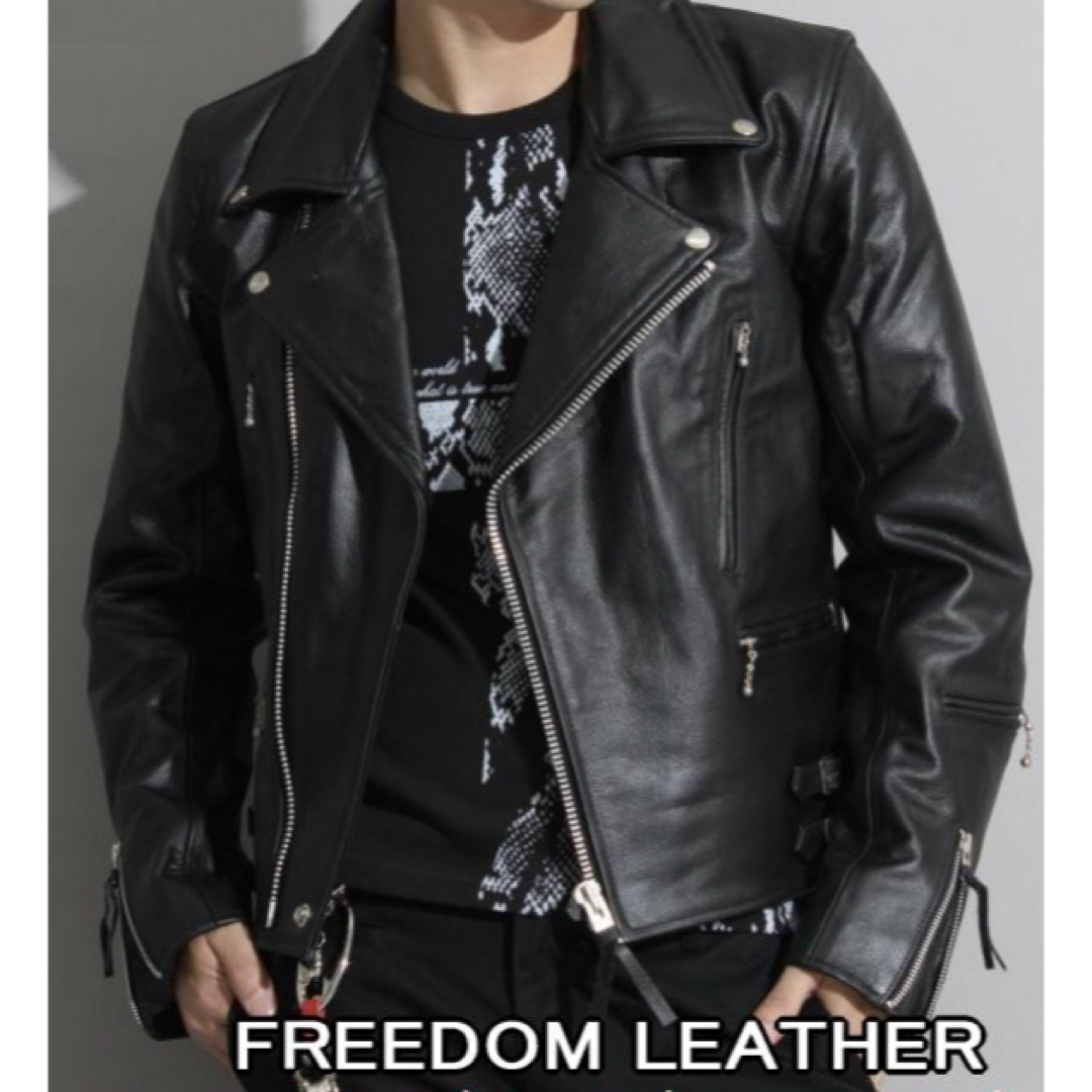 FREEDOM Leather - 革ジャン UKダブルタイプ ライダース FREEDOM Leather - 革ジャン UKダブルタイプ ライダース
