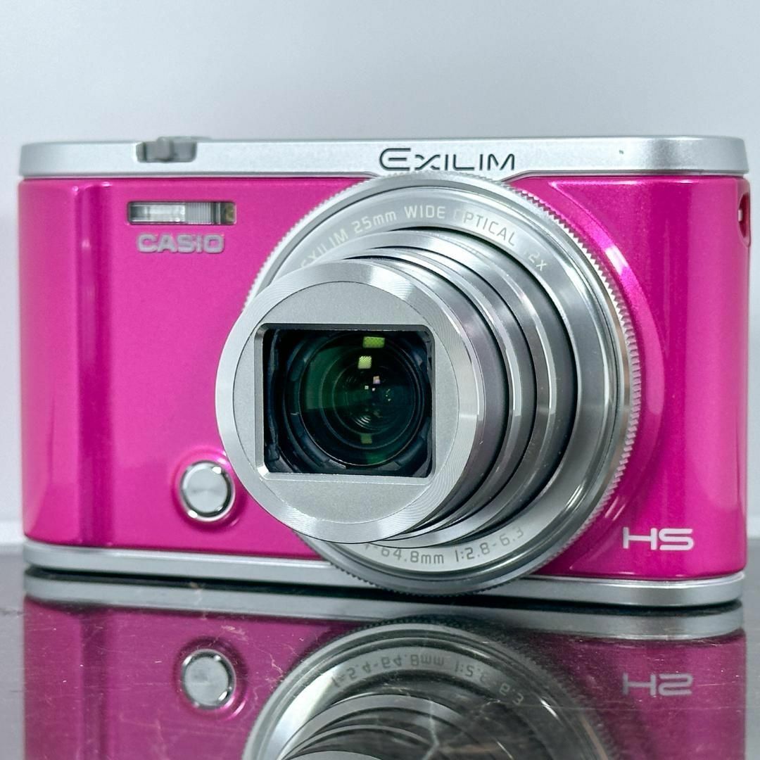 CASIO - 【美品】CASIO EXILI EX-ZR3200 ビビットピンク◯の通販 CASIO - 【美品】CASIO EXILI EX-ZR3200 ビビットピンク◯の通販