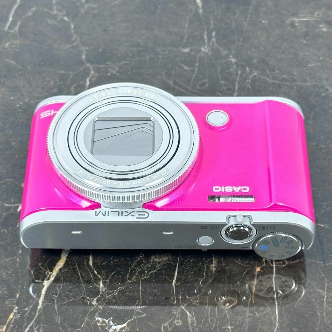 CASIO - 【美品】CASIO EXILI EX-ZR3200 ビビットピンク◯の通販 CASIO - 【美品】CASIO EXILI EX-ZR3200 ビビットピンク◯の通販