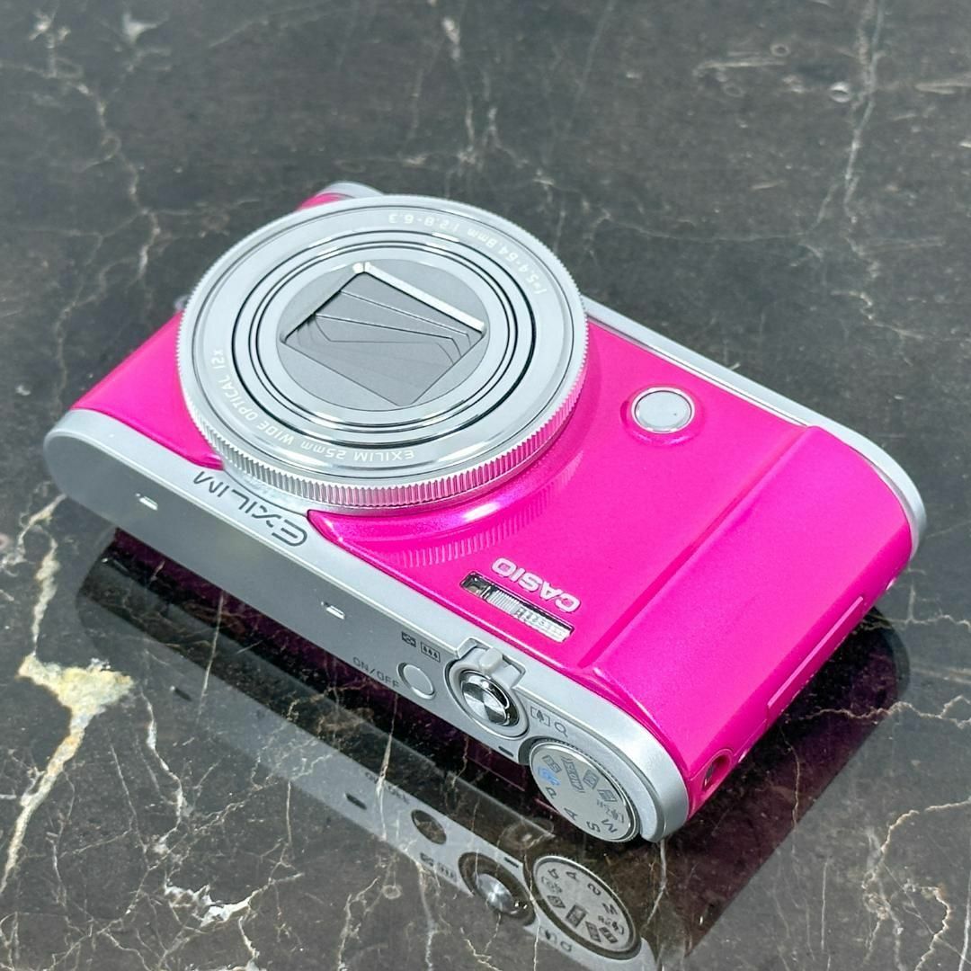 CASIO - 【美品】CASIO EXILI EX-ZR3200 ビビットピンク◯の通販 CASIO - 【美品】CASIO EXILI EX-ZR3200 ビビットピンク◯の通販