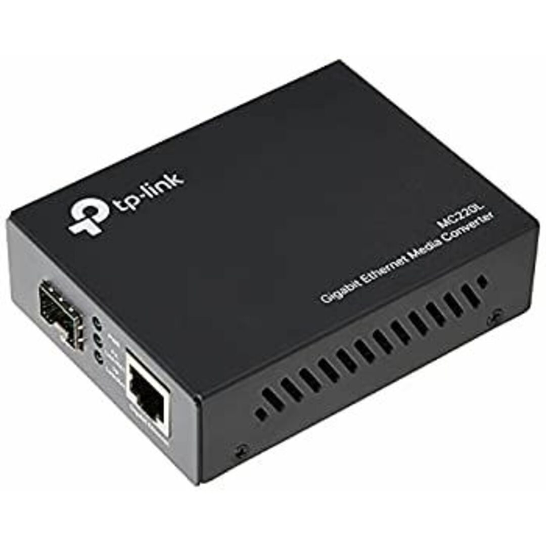 TP-Link 光回線 メディアコンバーター シングルモード/10km マルチモード/550M SFP スロット MiniGBIC 5年保証 MC220L スマホ/家電/カメラのPC/タブレット(その他)の商品写真
