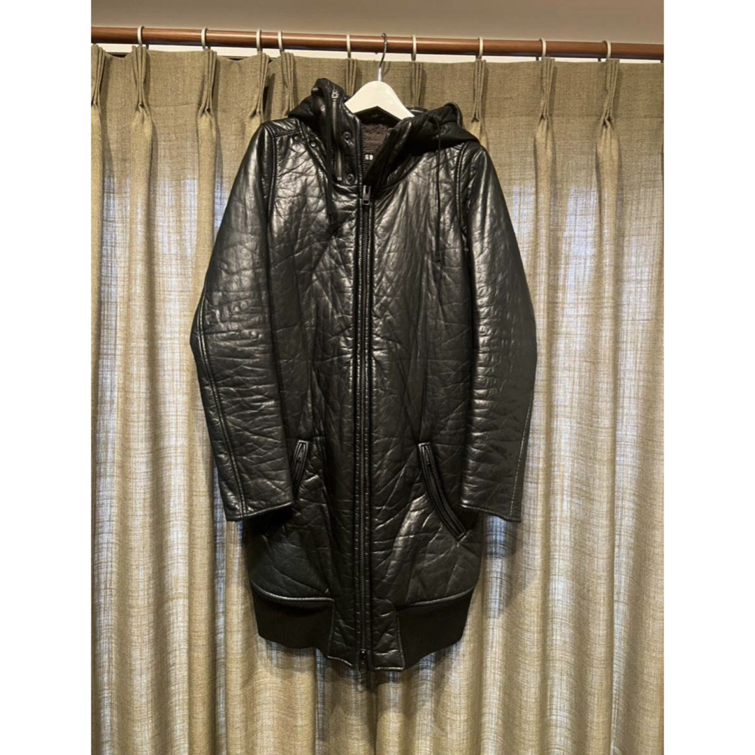 LGB - 00s L.G.B. leather hoodie long jacketの通販 by n 即 LGB - 00s L.G.B. leather hoodie long jacketの通販 by n 即