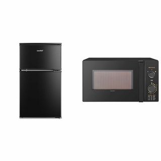 家電セット 2点】 コンフィー(COMFEE') 冷蔵庫90L黒+電子レンジ1 家電セット 2点】 コンフィー(COMFEE') 冷蔵庫90L黒+電子レンジ1