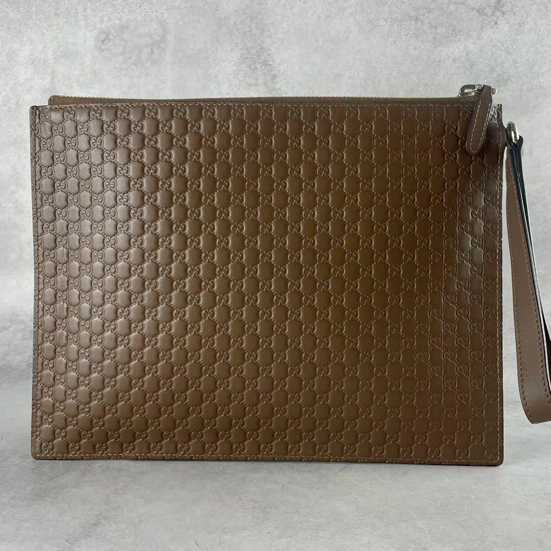 GUCCI - 未使級✨希少色꧁グッチ꧂クラッチバッグ マイクロシマ GUCCI - 未使級✨希少色꧁グッチ꧂クラッチバッグ マイクロシマ