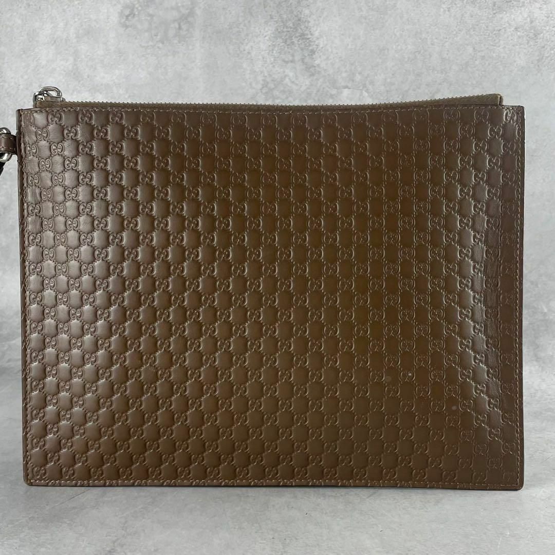 GUCCI - 未使級✨希少色꧁グッチ꧂クラッチバッグ マイクロシマ GUCCI - 未使級✨希少色꧁グッチ꧂クラッチバッグ マイクロシマ