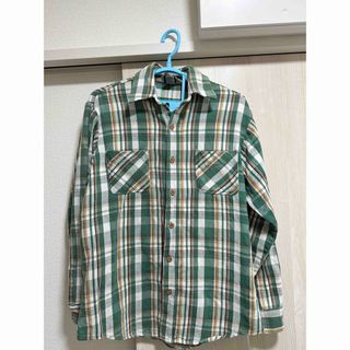 J.C.PENNEY - 80s BIG MAC ヘビーネルシャツ USA製 グリーン Mの J.C.PENNEY - 80s BIG MAC ヘビーネルシャツ USA製 グリーン Mの