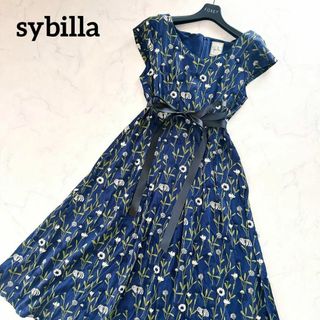 Sybilla - 美品✨Lサイズ꧁シビラ꧂ 総刺繍 ワンピース 花柄 Sybilla - 美品✨Lサイズ꧁シビラ꧂ 総刺繍 ワンピース 花柄