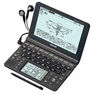 シャープ 音声対応・タイプライターキー配列電子辞書ブラウニッシュブラック PW-AT790B 2mvetro(その他)
