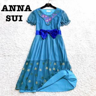 ANNA SUI - アナスイ ANNA SUI 花柄 ワンピースの通販 by まん ANNA SUI - アナスイ ANNA SUI 花柄 ワンピースの通販 by まん