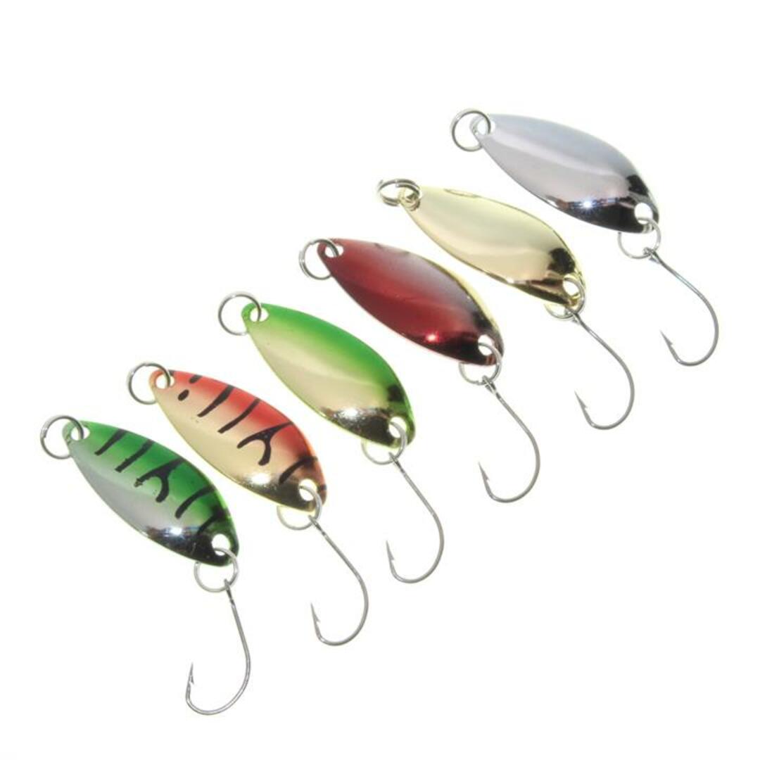 ルアーセット 新品 スプーン 3.7g 6個セット トラウト 渓流 管 ルアーセット 新品 スプーン 3.7g 6個セット トラウト 渓流 管