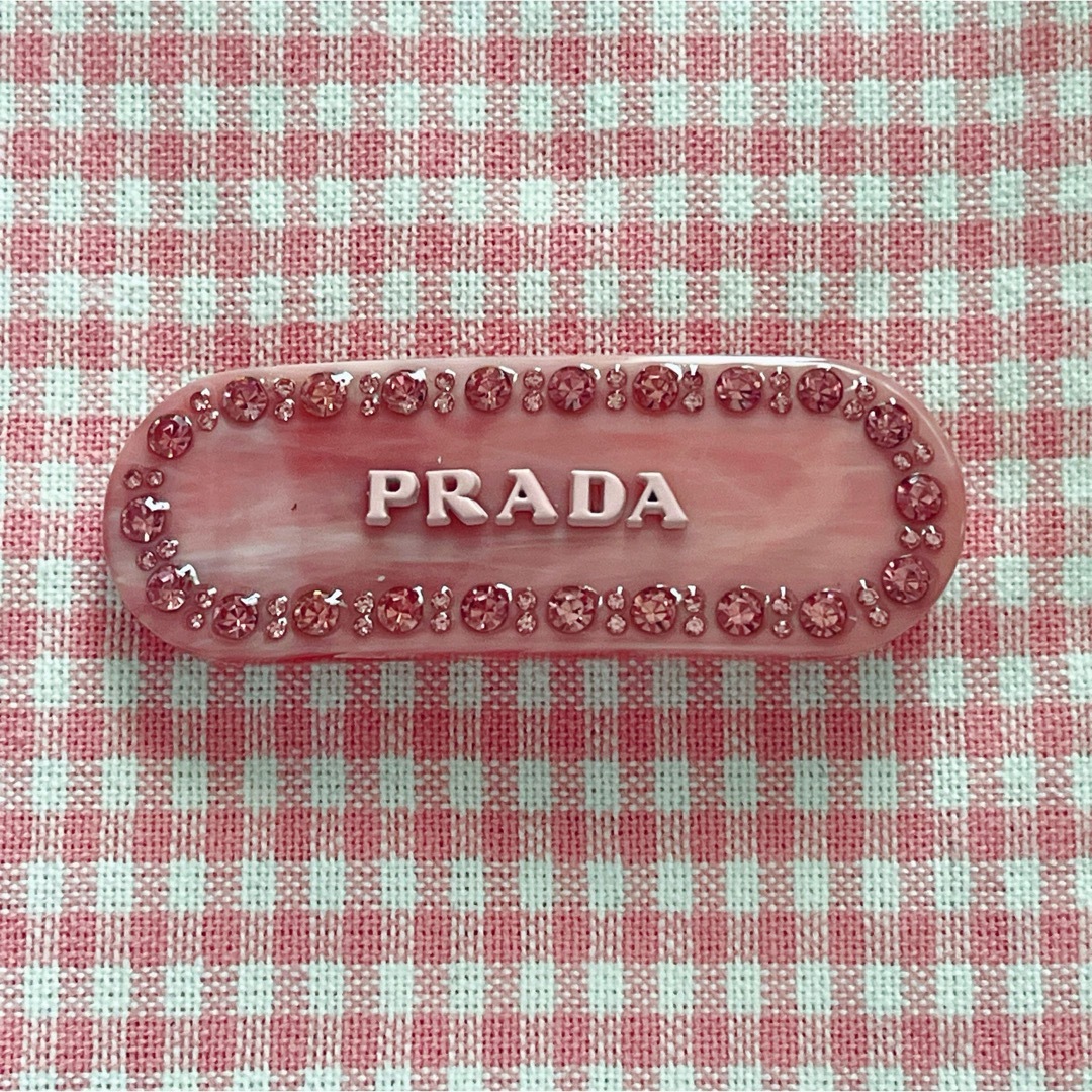PRADA - PRADA プラダ ヘアバレッタ ピンクの通販 by Believe in PRADA - PRADA プラダ ヘアバレッタ ピンクの通販 by Believe in